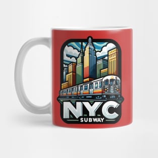 New York Subway NYC Subway Train Mug